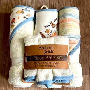NEW Chick Pea 6 Piece Bath Set